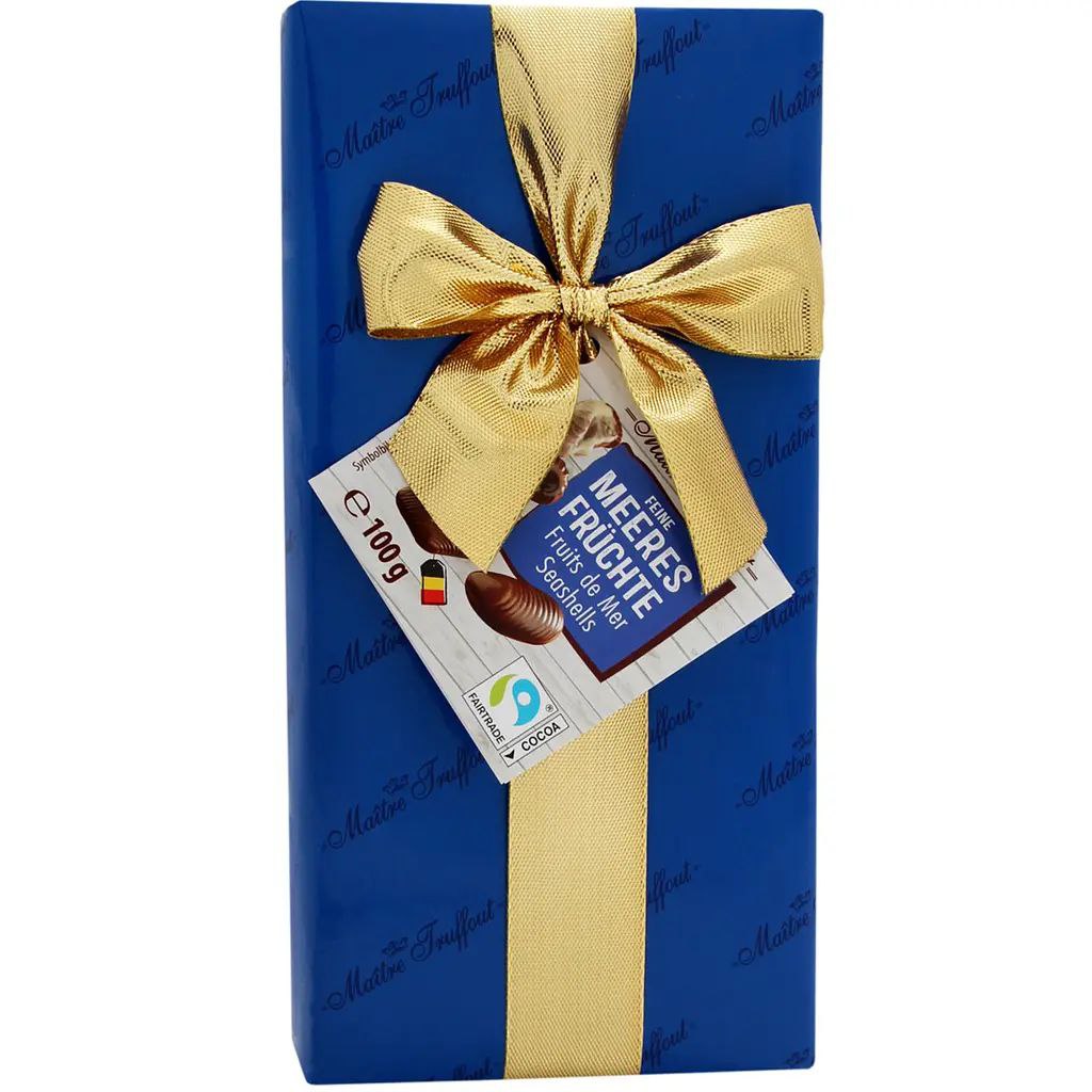 Цукерки праліне Maitre Troffout Belgian praline blue 100г